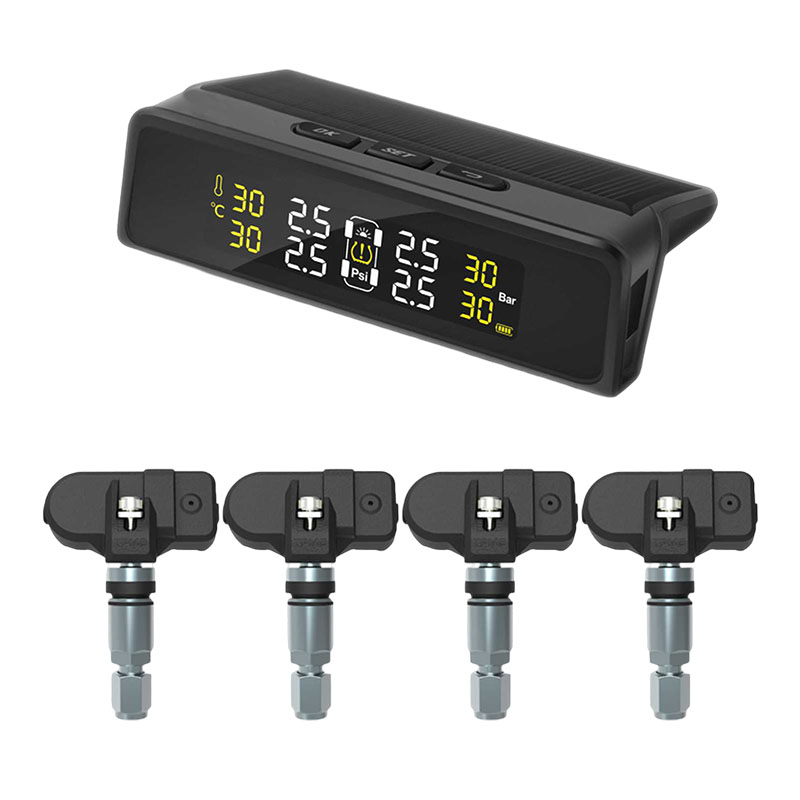 How to optimize and improve the photoelectric conversion efficiency of solar tire pressure monitoring?